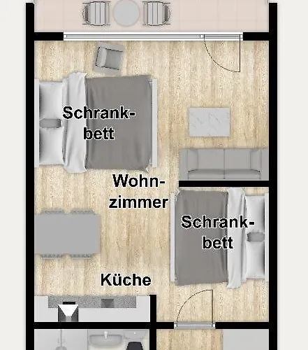 Residenz Ii Sandburg 公寓 *